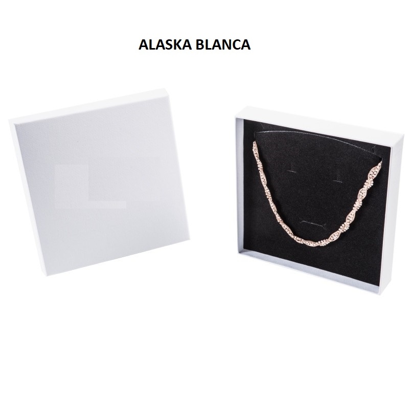 Alaska BLANCO collar/aderezo 167x167x33 mm.
